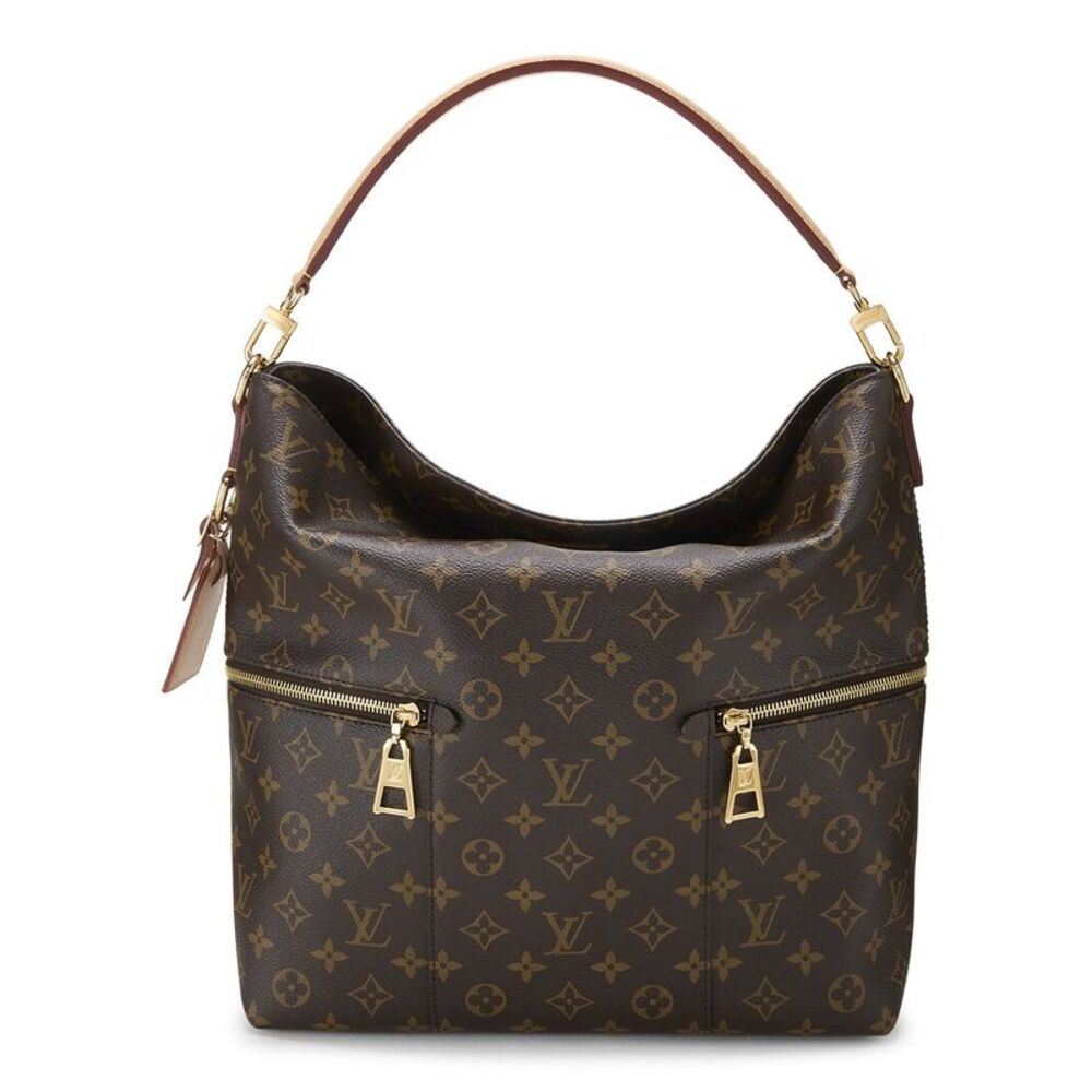 Louis Vuitton Brown Monogram Coated Canvas Melie (Authentic Pre-Loved)